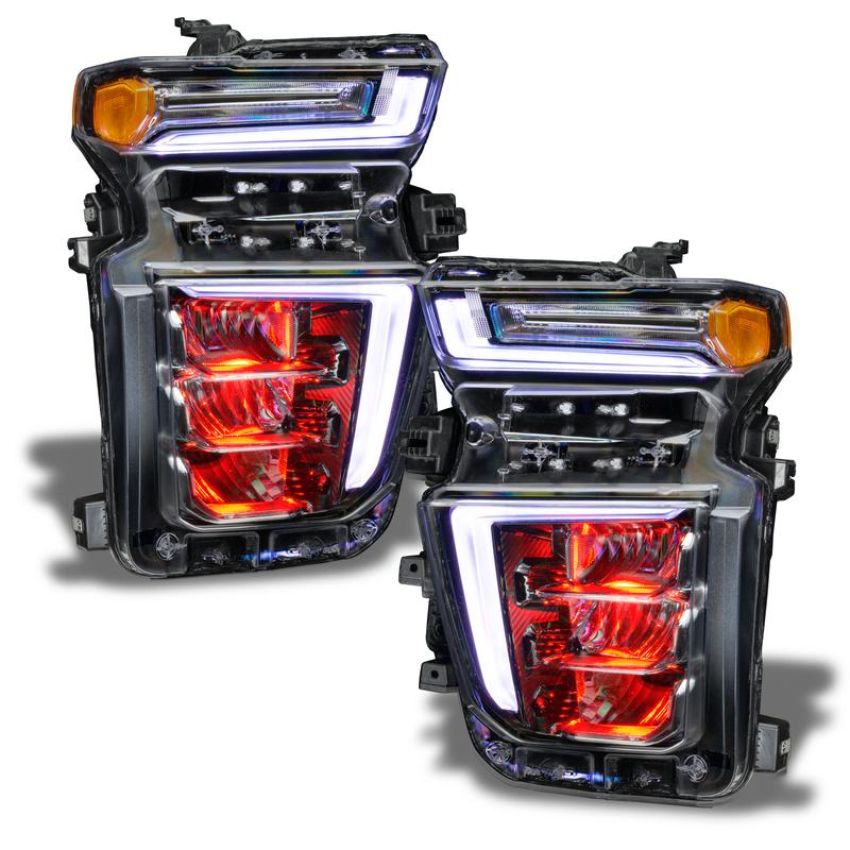 Oracle Lighting 1453-334 2020-2021 Silverado HD 2500/3500 ColorSHIFT(tm) RGB Headlight Demon Eye Kit