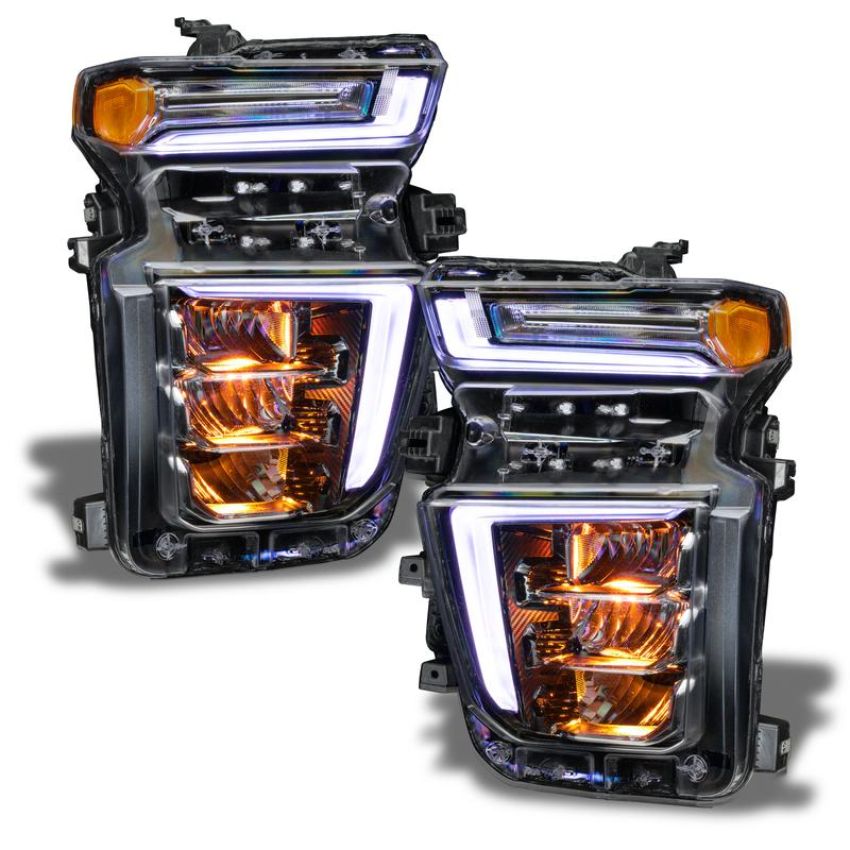 Oracle Lighting 1453-334 2020-2021 Silverado HD 2500/3500 ColorSHIFT(tm) RGB Headlight Demon Eye Kit