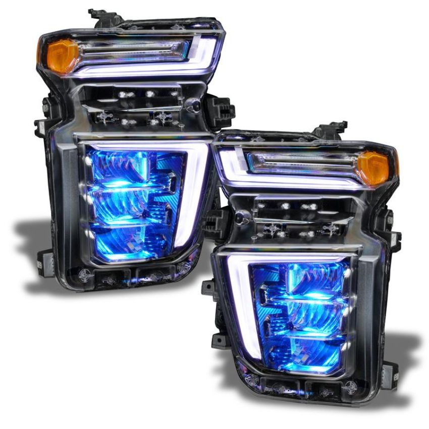 Oracle Lighting 1453-334 2020-2021 Silverado HD 2500/3500 ColorSHIFT(tm) RGB Headlight Demon Eye Kit