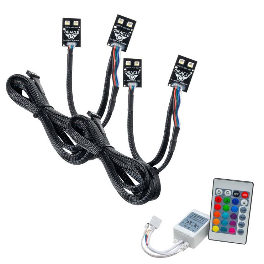 Oracle Lighting 1454-504 2021 Ford Bronco Sport ColorSHIFT(tm) RGB+W DRL + Halo Upgrade