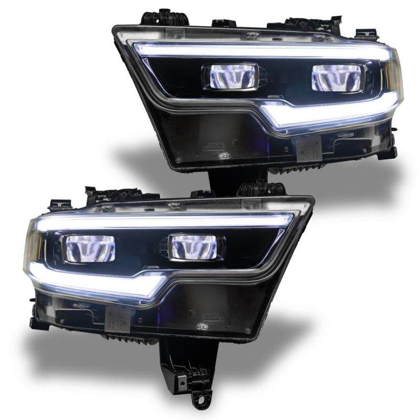 Oracle Lighting 1456-334 2019-2021 RAM 1500 ColorSHIFT(tm) RGB LED Projector Headlight Demon Eye Kit