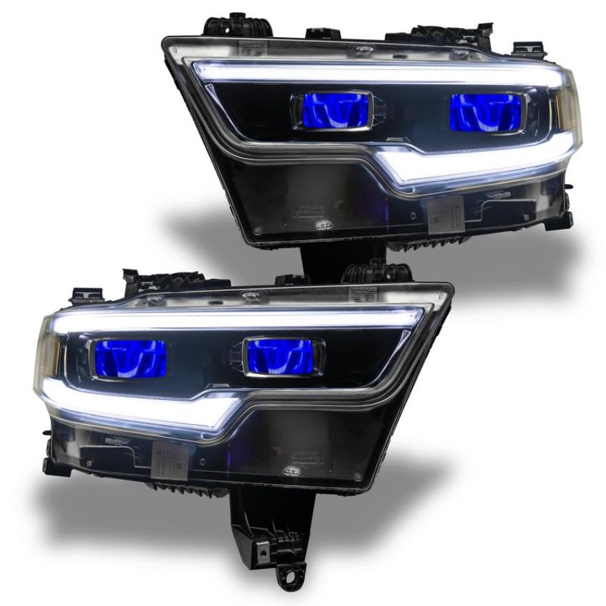 Oracle Lighting 1456-334 2019-2021 RAM 1500 ColorSHIFT(tm) RGB LED Projector Headlight Demon Eye Kit