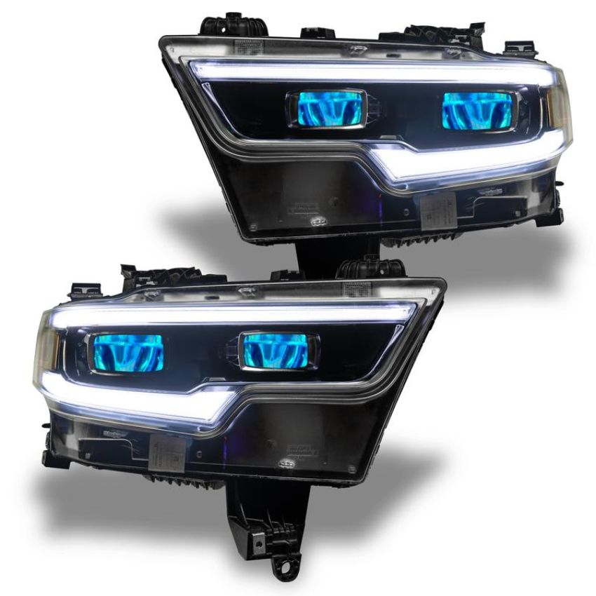 Oracle Lighting 1456-334 2019-2021 RAM 1500 ColorSHIFT(tm) RGB LED Projector Headlight Demon Eye Kit