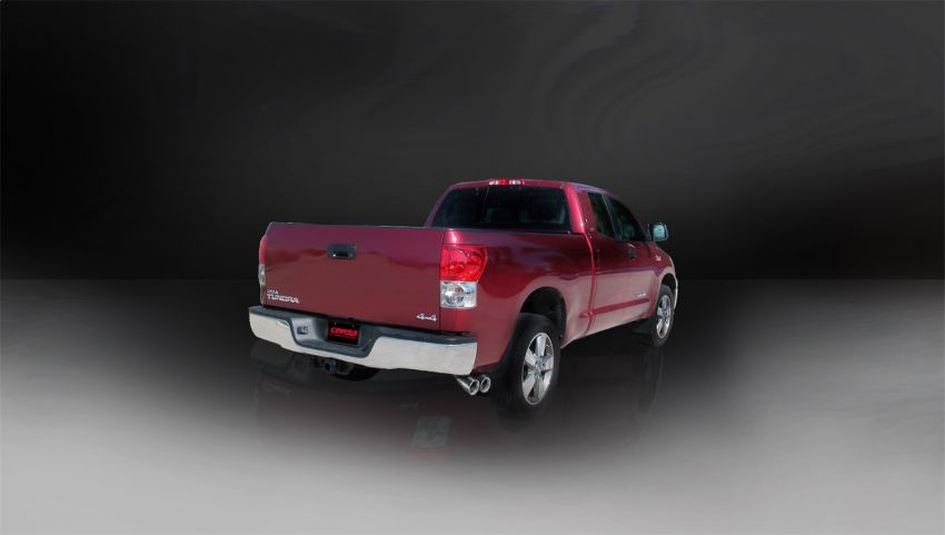 Corsa Performance 14577 3.0in. Cat-Back Single Side Exit with Twin 4.0in. Polished Pro-Series Tips