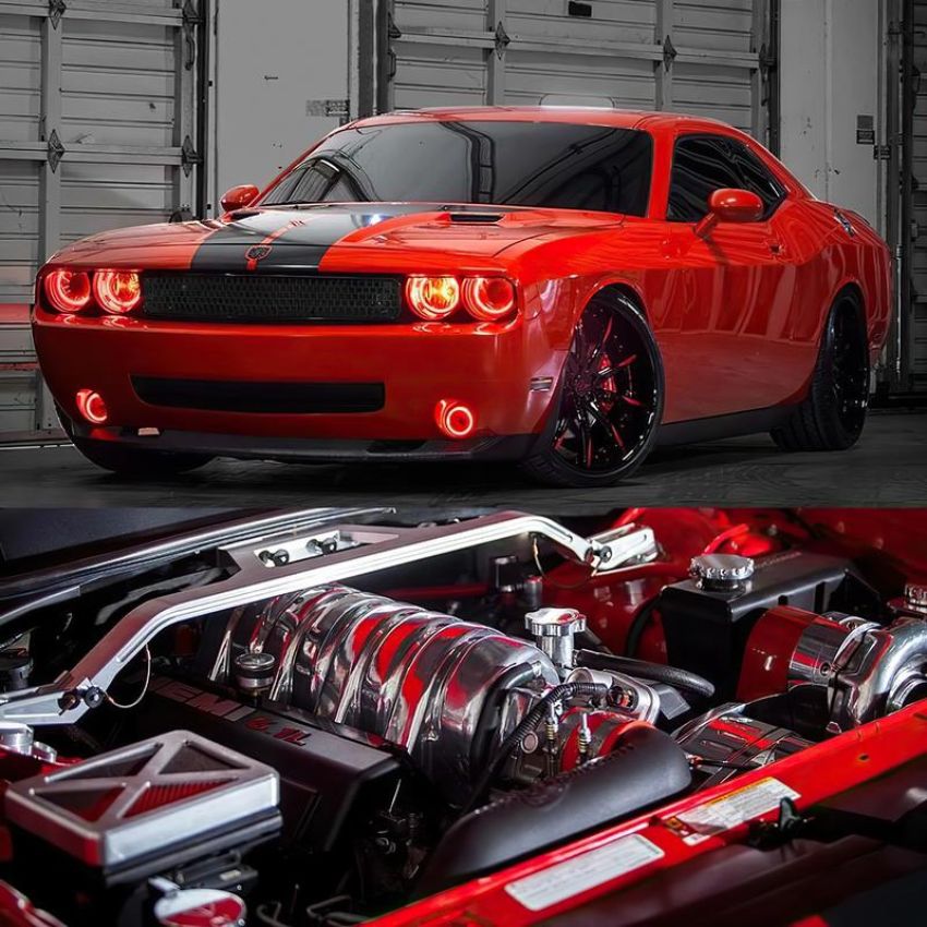 Oracle Lighting 1458-332 08-14 Dodge Challenger Dynamic ColorSHIFT(tm) Headlight/Fog Halo Kit