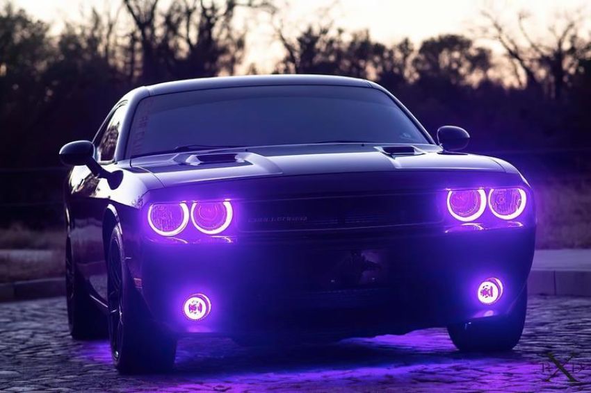Oracle Lighting 1458-332 08-14 Dodge Challenger Dynamic ColorSHIFT(tm) Headlight/Fog Halo Kit