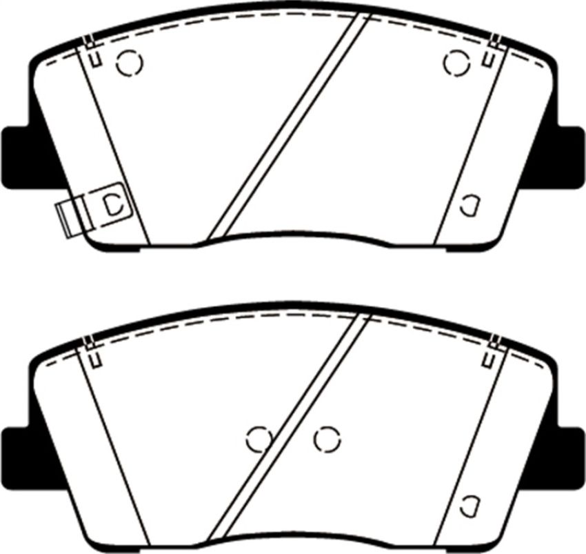 EBC Brakes DP32358C Redstuff Ceramic Low Dust Brake Pads
