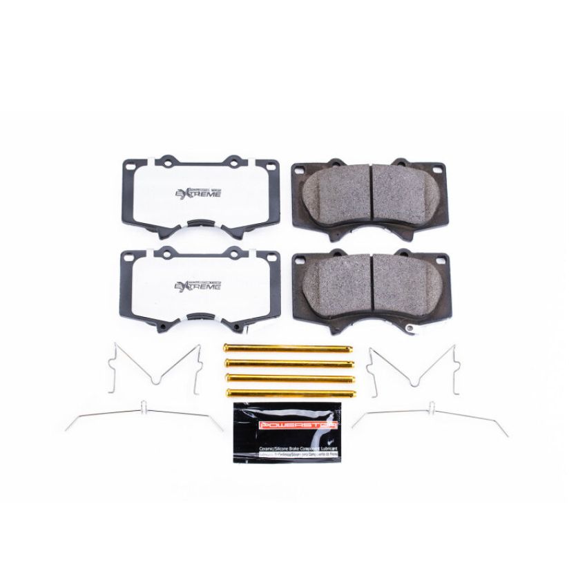 PowerStop Z36-976B PowerStop - Z36 Truck and SUV Carbon-Fiber Ceramic Brake Pads with Hardware Kit