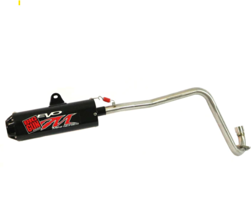 Big Gun 10-4903-BK 08-23 Kawasaki KFX 90 Evo M Series Black Out Full System Exhaust