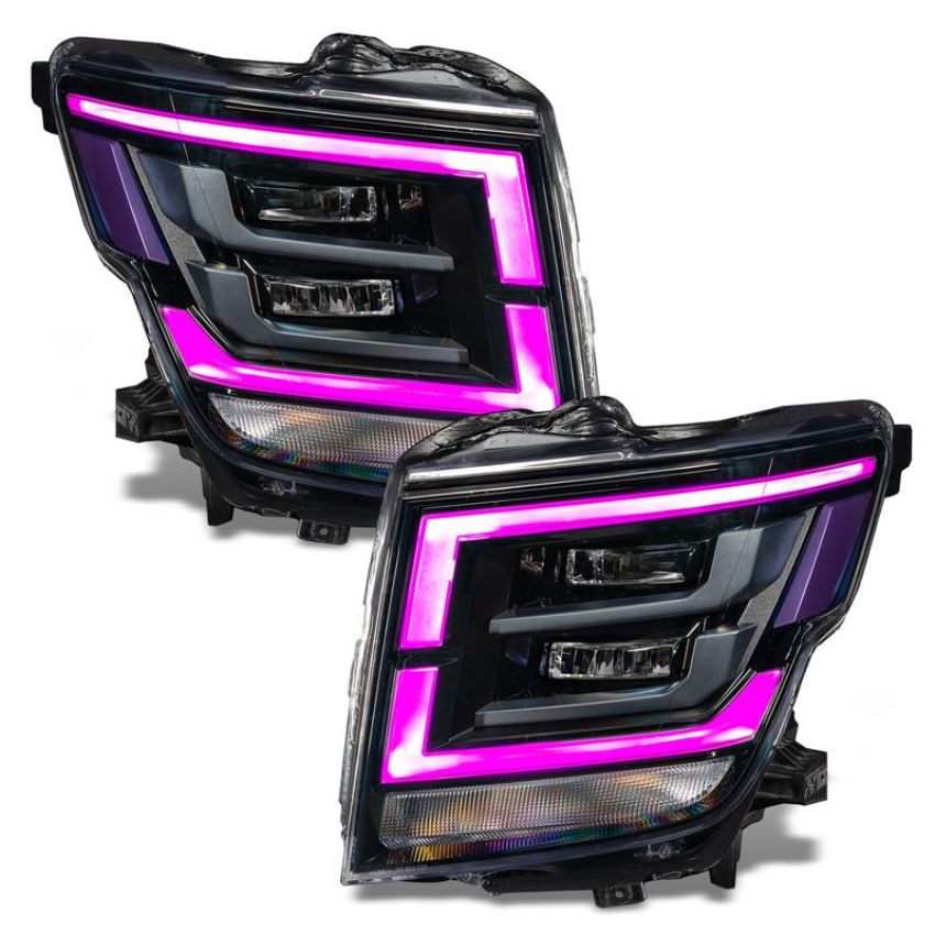 Oracle Lighting 1463-333 2021-2022 Nissan Titan ColorSHIFT(tm) RGB+W Headlight DRL Upgrade