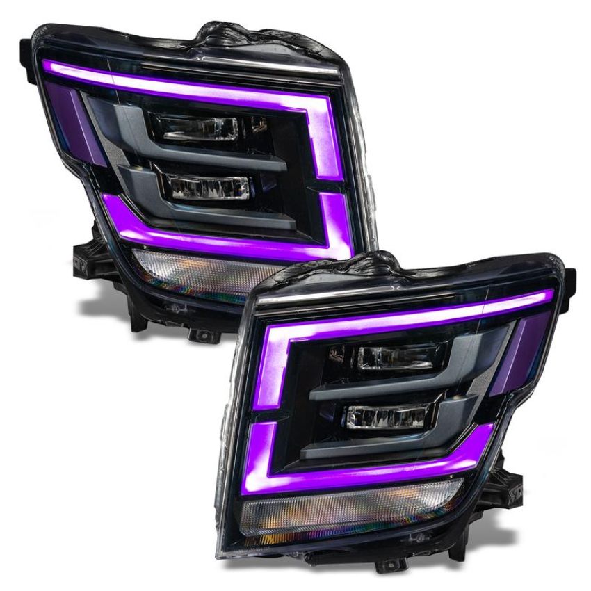 Oracle Lighting 1463-334 2021-2022 Nissan Titan ColorSHIFT(tm) RGB+W Headlight DRL Upgrade