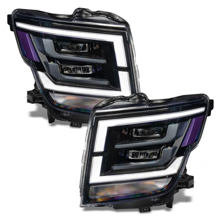 Oracle Lighting 1463-335 2021-2022 Nissan Titan ColorSHIFT(tm) RGB+W Headlight DRL Upgrade