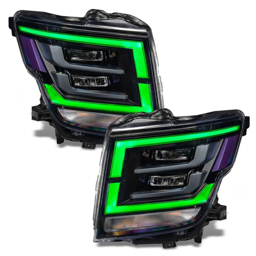 Oracle Lighting 1463-504 2021-2022 Nissan Titan ColorSHIFT(tm) RGB+W Headlight DRL Upgrade