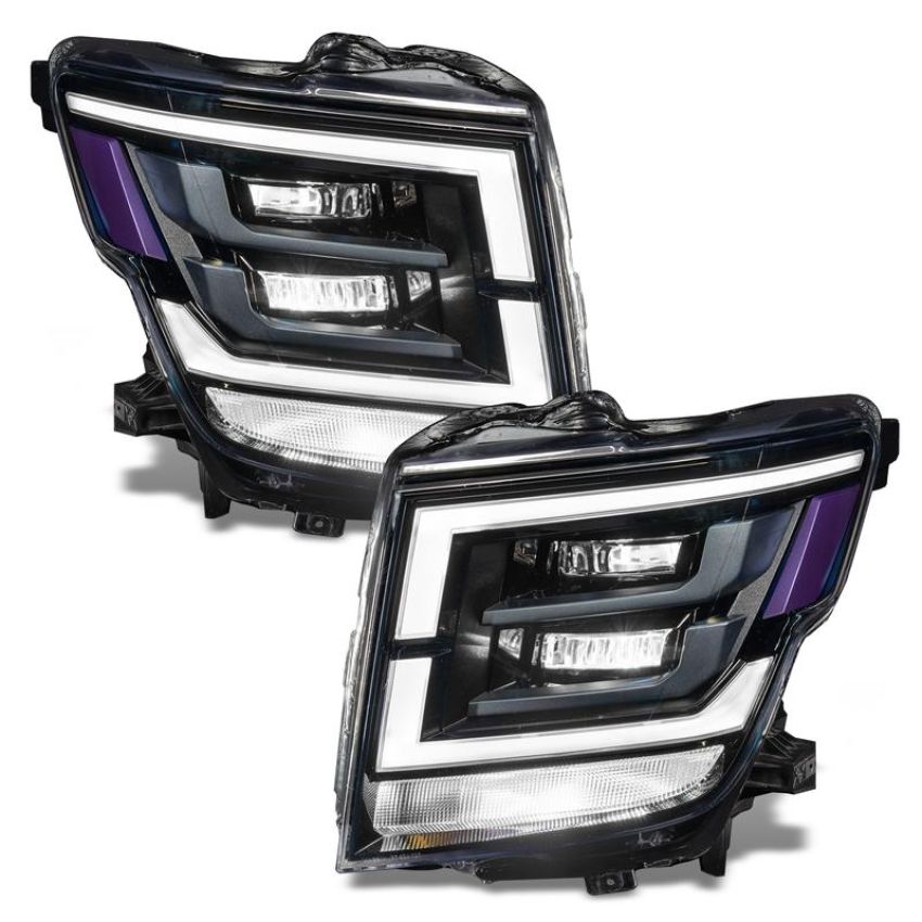 Oracle Lighting 1464-334 2021-2022 Nissan Titan ColorSHIFT(tm) Demon Eye RGB Headlight Upgrade Kit