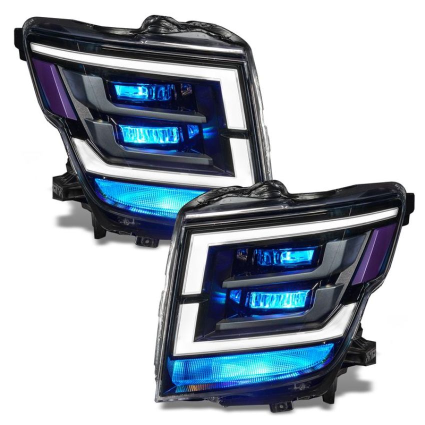 Oracle Lighting 1464-334 2021-2022 Nissan Titan ColorSHIFT(tm) Demon Eye RGB Headlight Upgrade Kit
