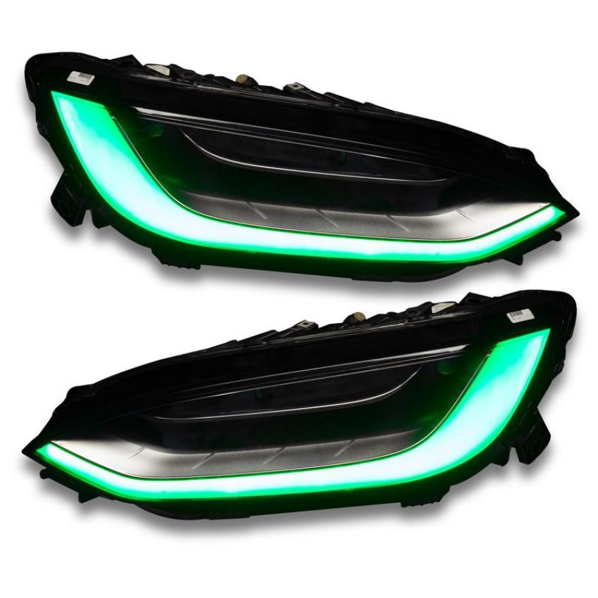 Oracle Lighting 1467-332 2016-2021 Tesla Model X ColorSHIFT(tm) Headlight & Fog Light DRL Upgrade Kit