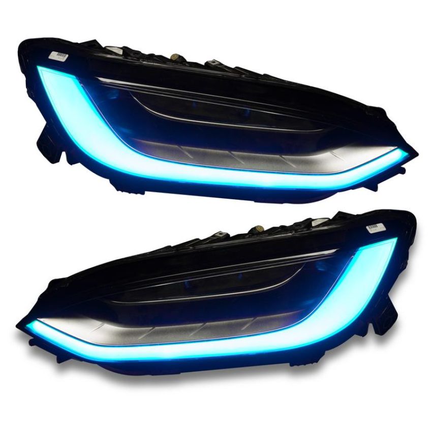 Oracle Lighting 1467-332 2016-2021 Tesla Model X ColorSHIFT(tm) Headlight & Fog Light DRL Upgrade Kit