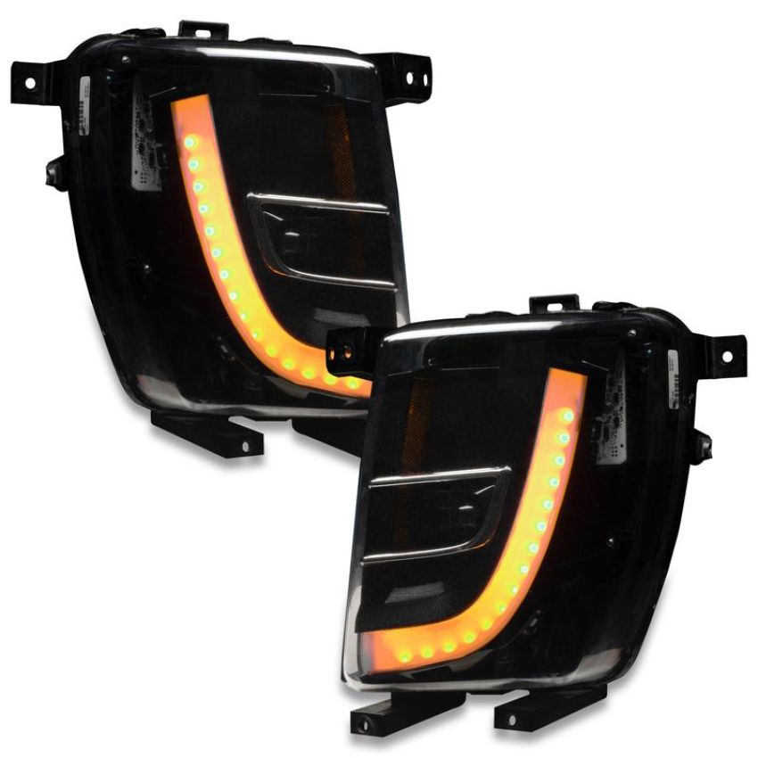 Oracle Lighting 1467-332 2016-2021 Tesla Model X ColorSHIFT(tm) Headlight & Fog Light DRL Upgrade Kit