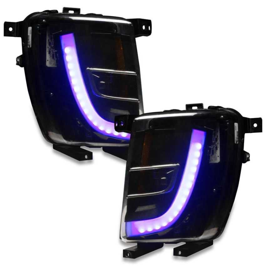 Oracle Lighting 1467-332 2016-2021 Tesla Model X ColorSHIFT(tm) Headlight & Fog Light DRL Upgrade Kit
