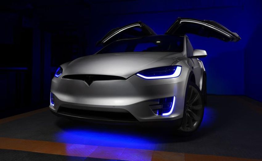 Oracle Lighting 1467-332 2016-2021 Tesla Model X ColorSHIFT(tm) Headlight & Fog Light DRL Upgrade Kit