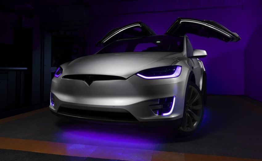 Oracle Lighting 1467-332 2016-2021 Tesla Model X ColorSHIFT(tm) Headlight & Fog Light DRL Upgrade Kit