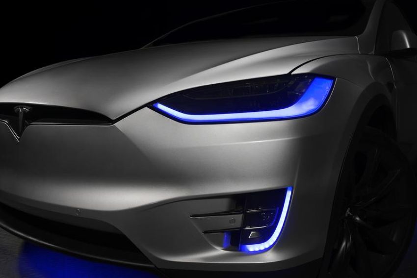 Oracle Lighting 1467-332 2016-2021 Tesla Model X ColorSHIFT(tm) Headlight & Fog Light DRL Upgrade Kit
