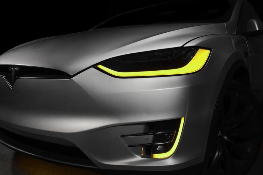 Oracle Lighting 1467-332 2016-2021 Tesla Model X ColorSHIFT(tm) Headlight & Fog Light DRL Upgrade Kit