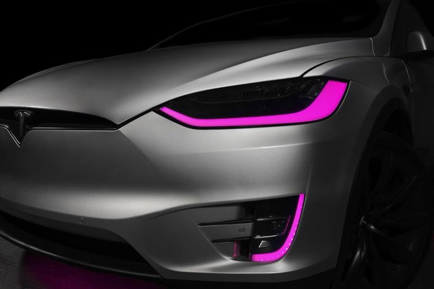 Oracle Lighting 1467-332 2016-2021 Tesla Model X ColorSHIFT(tm) Headlight & Fog Light DRL Upgrade Kit
