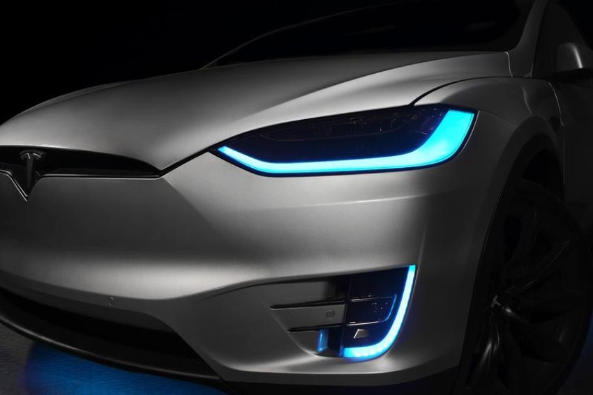Oracle Lighting 1467-332 2016-2021 Tesla Model X ColorSHIFT(tm) Headlight & Fog Light DRL Upgrade Kit