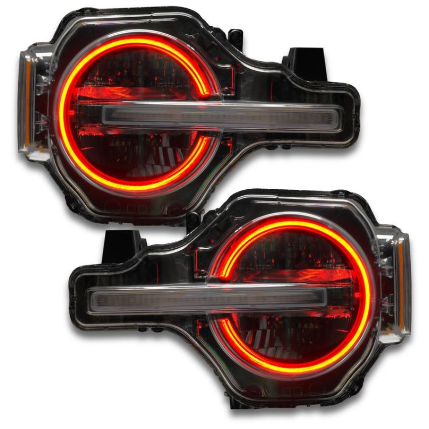 Oracle Lighting 1468-330 2021 Ford Bronco ColorSHIFT(tm) RGB+W Headlight Halo Upgrade Kit