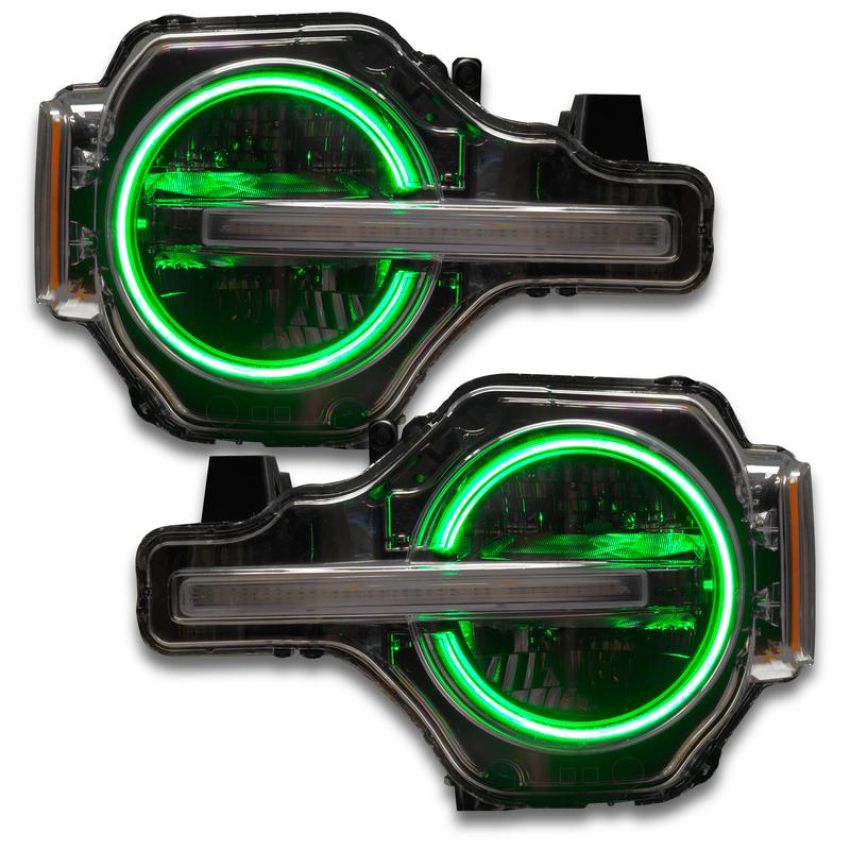 Oracle Lighting 1468-330 2021 Ford Bronco ColorSHIFT(tm) RGB+W Headlight Halo Upgrade Kit