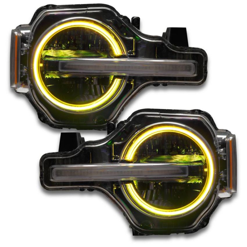 Oracle Lighting 1468-330 2021 Ford Bronco ColorSHIFT(tm) RGB+W Headlight Halo Upgrade Kit