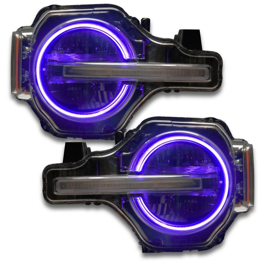 Oracle Lighting 1468-330 2021 Ford Bronco ColorSHIFT(tm) RGB+W Headlight Halo Upgrade Kit
