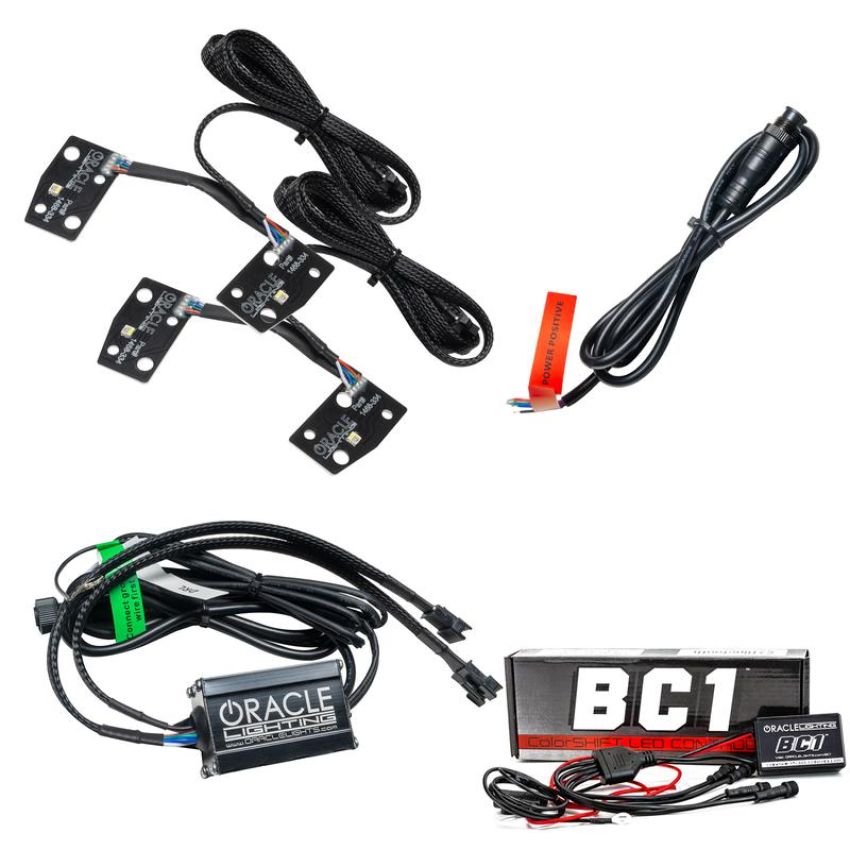 Oracle Lighting 1468-335 2021-2023 Ford Bronco ColorSHIFT(r) RGB+W Headlight Halo Upgrade Kit