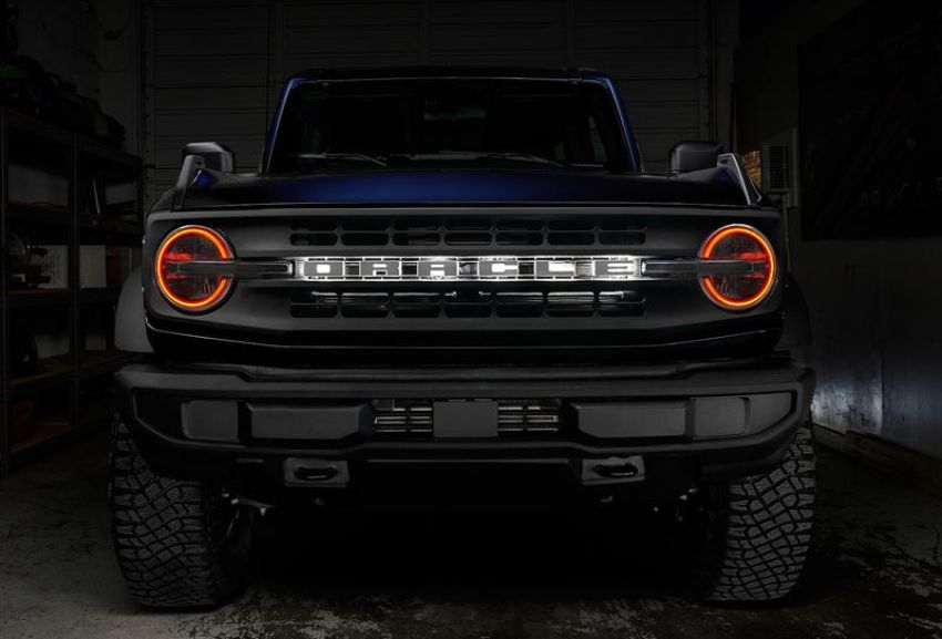 Oracle Lighting 1468-335 2021-2023 Ford Bronco ColorSHIFT(r) RGB+W Headlight Halo Upgrade Kit