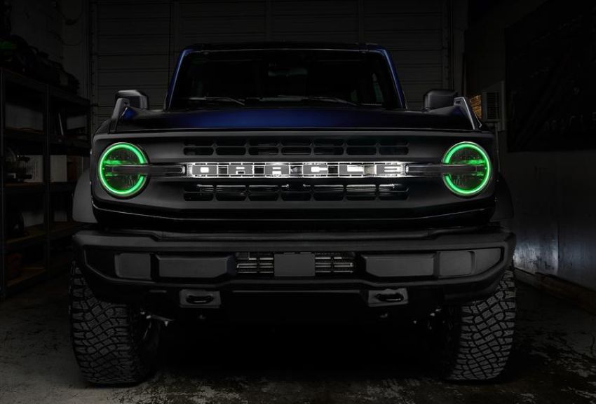 Oracle Lighting 1468-335 2021-2023 Ford Bronco ColorSHIFT(r) RGB+W Headlight Halo Upgrade Kit