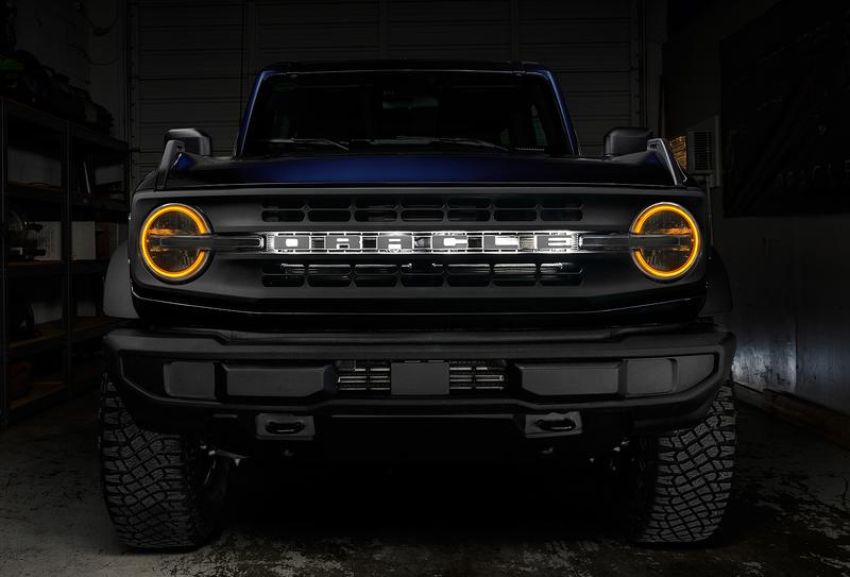 Oracle Lighting 1468-335 2021-2023 Ford Bronco ColorSHIFT(r) RGB+W Headlight Halo Upgrade Kit