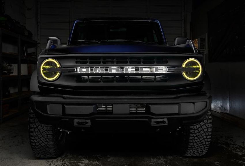 Oracle Lighting 1468-335 2021-2023 Ford Bronco ColorSHIFT(r) RGB+W Headlight Halo Upgrade Kit