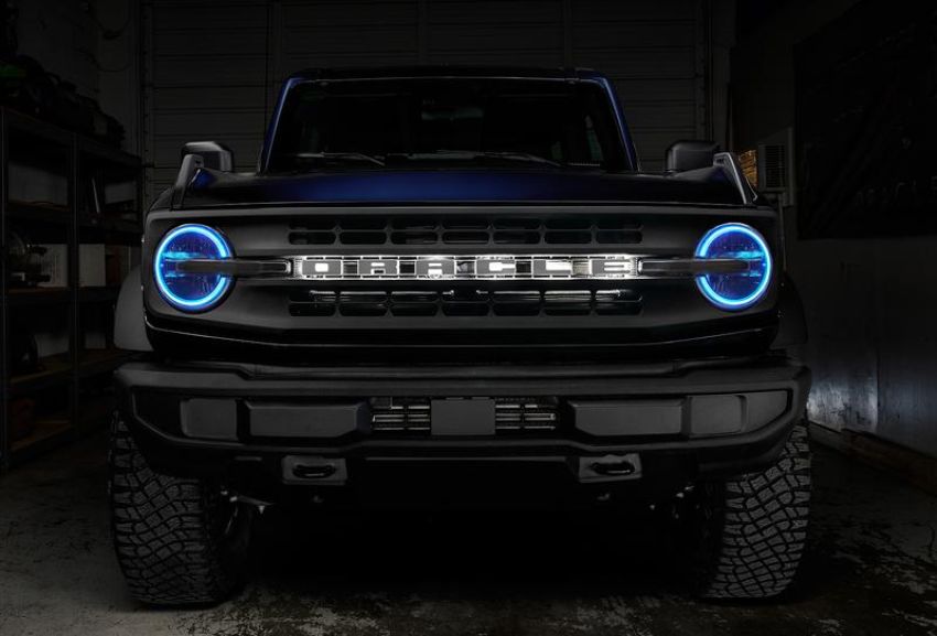 Oracle Lighting 1468-335 2021-2023 Ford Bronco ColorSHIFT(r) RGB+W Headlight Halo Upgrade Kit
