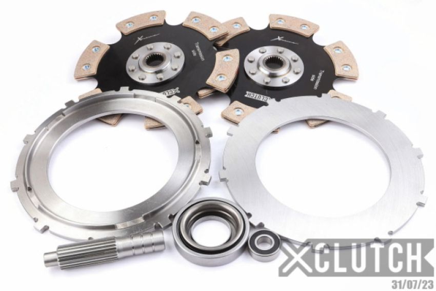 XCLUTCH XMS-230-PR01-2E-XC Porsche 9in Twin Solid Ceramic Multi-Disc Service Pack