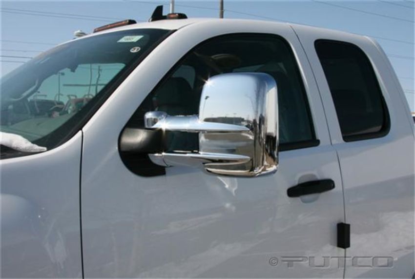 Putco 401273 03-15 Chevrolet Silv - Towing Mirrors (w/o Turn Signals or Camera Sensors) Mirror Covers
