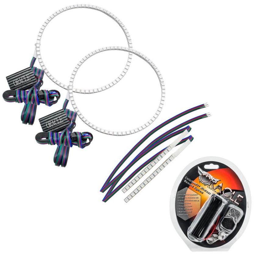 Oracle Lighting 1471-330 ColorSHIFT(tm) Headlight Halo Kit w/DRL Bar - Base Headlights