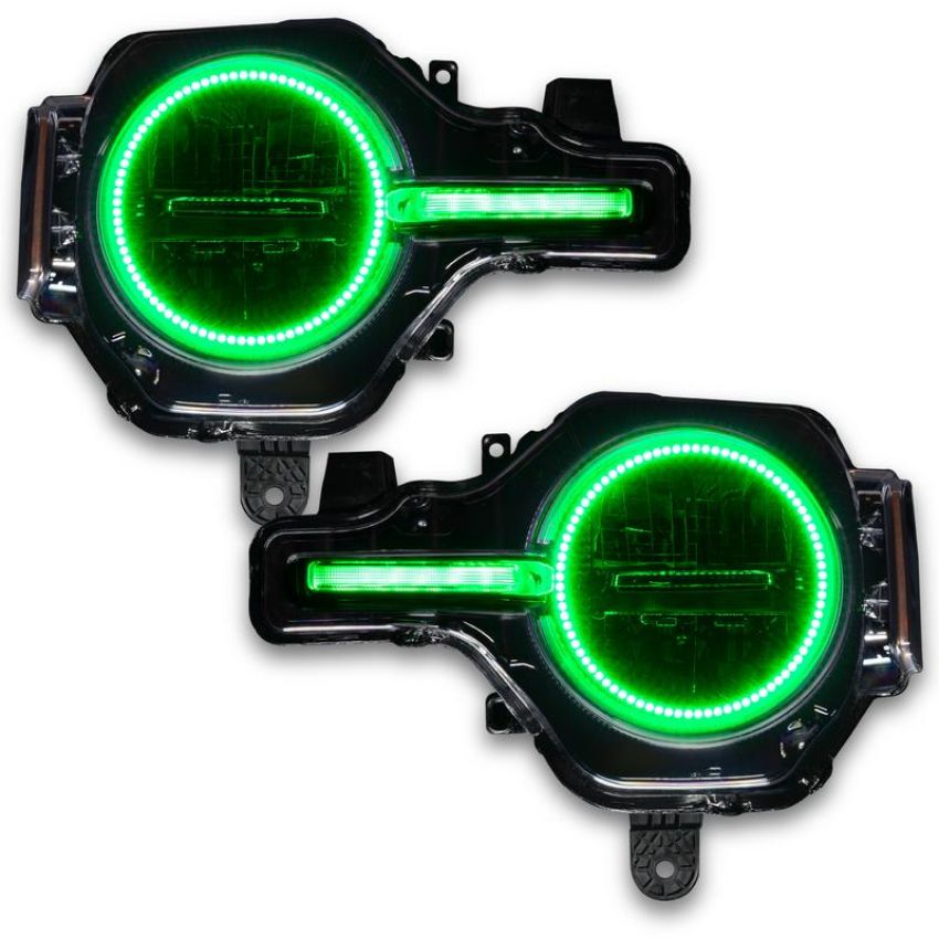Oracle Lighting 1471-330 ColorSHIFT(tm) Headlight Halo Kit w/DRL Bar - Base Headlights