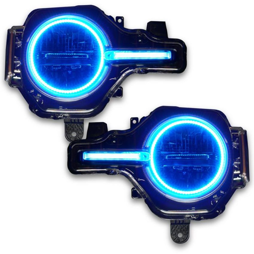 Oracle Lighting 1471-334 ColorSHIFT(tm) Headlight Halo Kit w/DRL Bar - Base Headlights