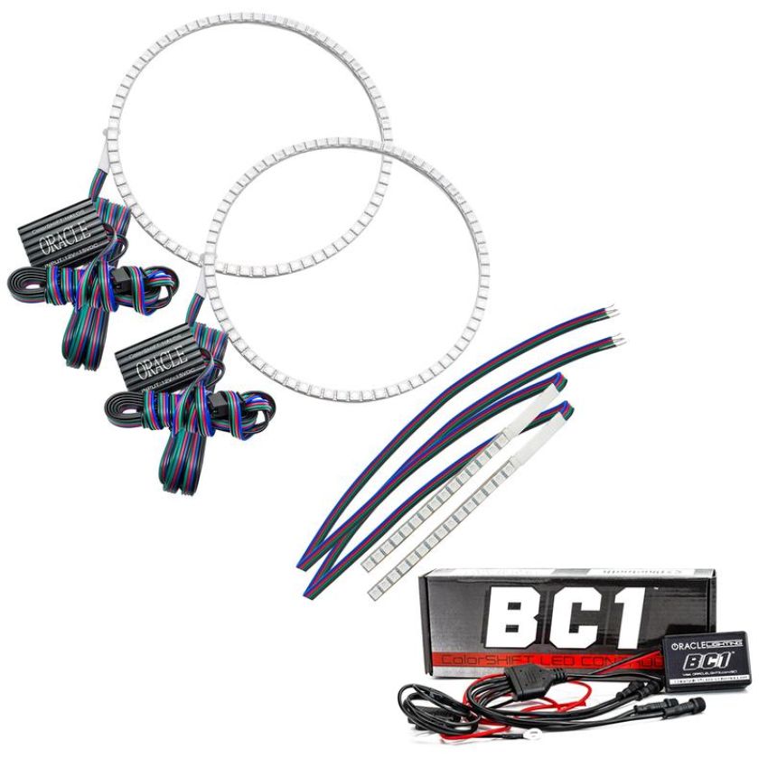 Oracle Lighting 1471-335 ColorSHIFT(tm) Headlight Halo Kit w/DRL Bar - Base Headlights
