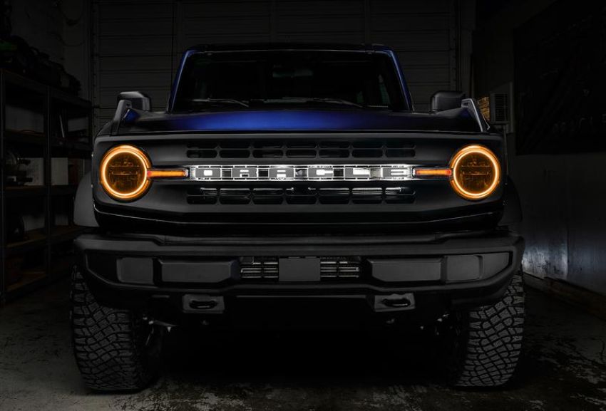 Oracle Lighting 1471-335 ColorSHIFT(tm) Headlight Halo Kit w/DRL Bar - Base Headlights