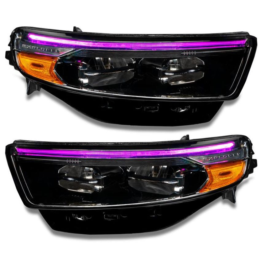 Oracle Lighting 1472-330 2020-2022 Ford Explorer ColorSHIFT(tm) RGB Headlight DRL Upgrade Kit