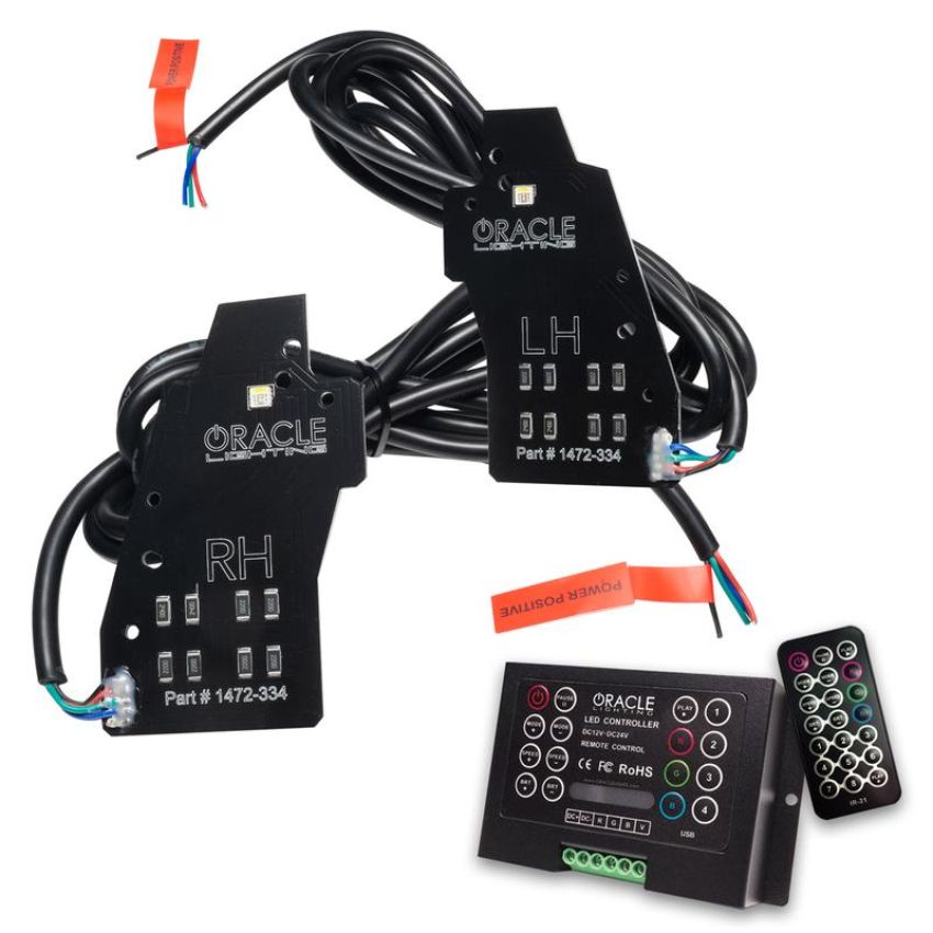 Oracle Lighting 1472-333 2020-2022 Ford Explorer ColorSHIFT(tm) RGB Headlight DRL Upgrade Kit