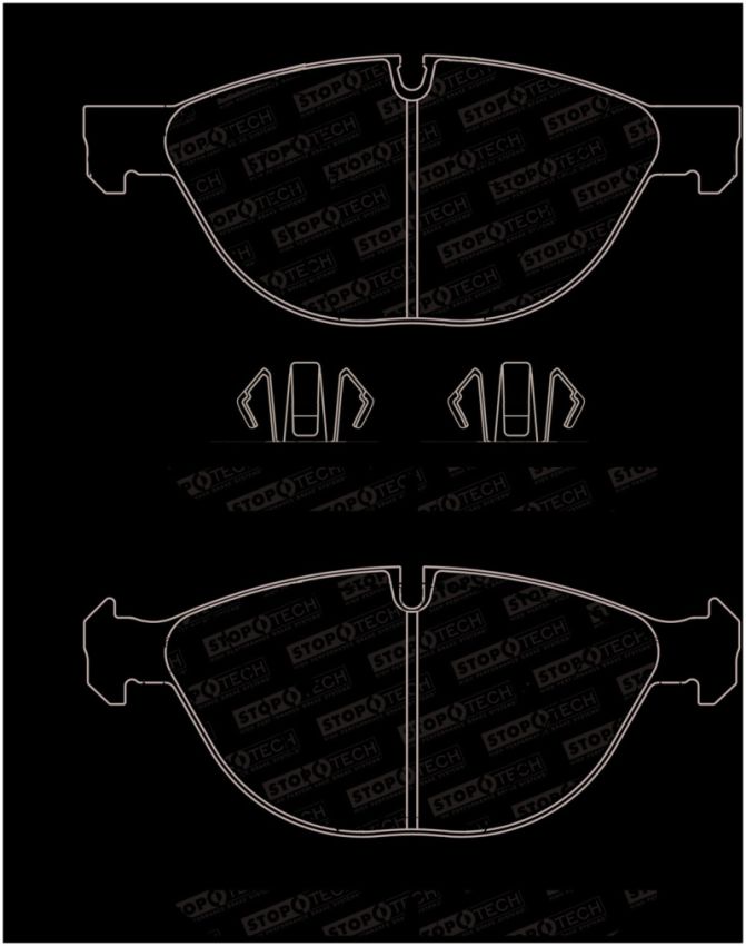 Stoptech 308.13810 Street Brake Pads - Front