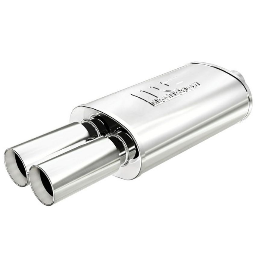 MagnaFlow Exhaust Products 14815 Straight-Through Performance Muffler; 2.25/3.125in. Center/Dual; 5x14x8 Body